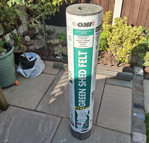 Iko shed felt green 10m - iko,