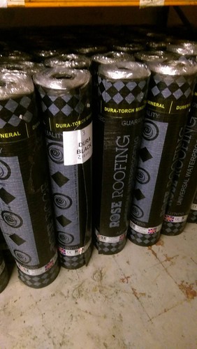 Black mineral felt - mineral, sbs