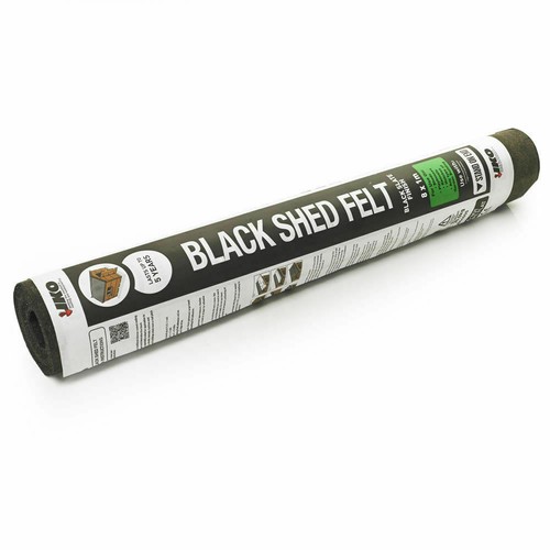 Shed felt iko - felt, black