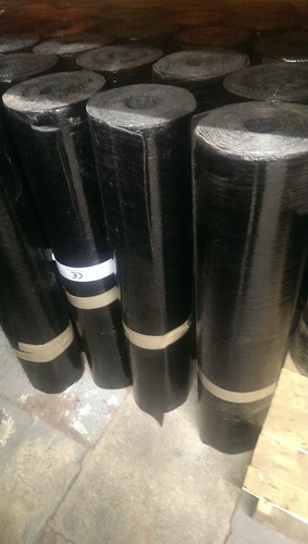 Black mineral felt torch - torch, on